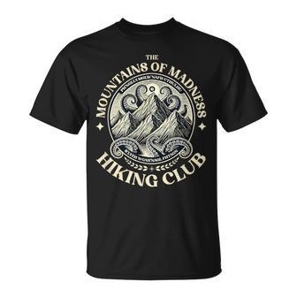 山岳狂気ラブクラフトハイキングとクトゥルフ・ミスカトニック Tシャツ - Kawaiitshirt