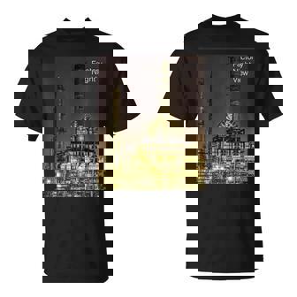 工場夜景 -Factory Nightiew- Tシャツ - Kawaiitshirt