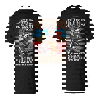 引退したがまだ伝説のイーグルとビールアメリカンスタイル Tシャツ - Kawaiitshirt