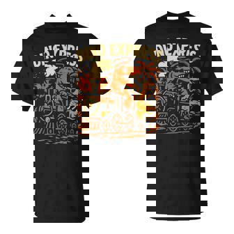 恐竜 エクスプレス 漫画 電車 恐竜 男の子 Tシャツ - Kawaiitshirt