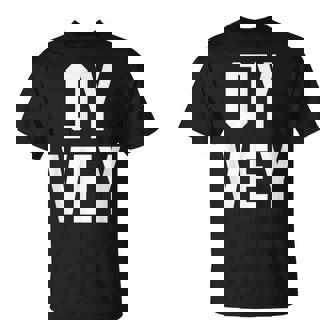 愉快なユダヤ人ユーモア Oyey ジディッシュ イスラエル ヘブライ語 ハヌカー Tシャツ - Kawaiitshirt