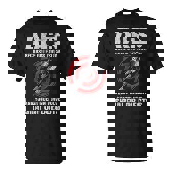 斧投げ ランバージャック ヨガ ゴルフ ファニー 斧投げ ブルズアイ Tシャツ - Kawaiitshirt