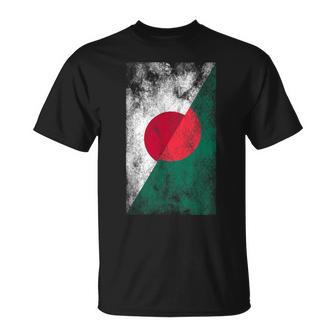 日本とバングラデシュの旗 日本のバングラデシュ Tシャツ - Kawaiitshirt