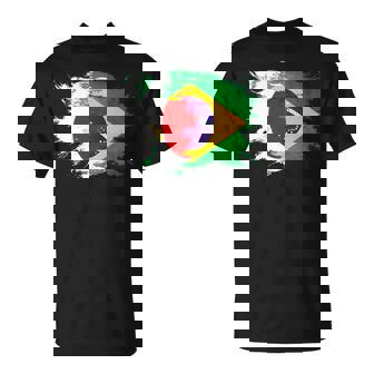 日本とブラジルのdnaヘリテージフラッグ 長袖tシャツ Tシャツ - Kawaiitshirt