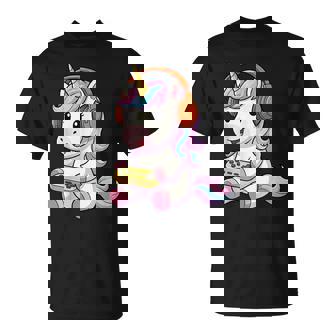 日本のユニコーン ゲーマー ヴィンテージ ゲーム レトロ ビデオゲーム Tシャツ - Kawaiitshirt