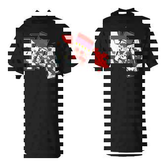 日本の伝統工芸品 花札 男性 女性 長袖tシャツ Tシャツ - Kawaiitshirt