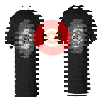 日本の伝統柄紅白傘 Tシャツ - Kawaiitshirt