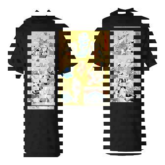 日本の猫 歌川国芳 流行猫の狂言づくし 歌舞伎 ヴィンテージ浮世絵 芸術の美的 日本の伝統美術 Tシャツ - Kawaiitshirt