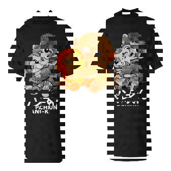 日本悲痛 放棄猿物語 パンチくんパンチ Tシャツ - Kawaiitshirt