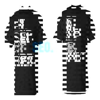 検索エンジン最適化 Eatleepeo Repeateo Tシャツ - Kawaiitshirt