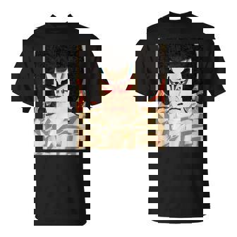 歌舞伎 かぶき 役者 日本美術 浮世絵 役者絵 名取春仙 二代目市川左団次の鳴神 Tシャツ - Kawaiitshirt