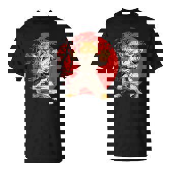 猫 空手 柔道 日本 日没 面白い 空手 猫 Tシャツ - Kawaiitshirt