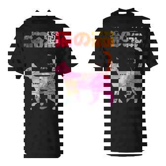 猫のなでかた解説 おもしろ 猫好き アイデア ギフト サプライズ にゃんこ 半袖 ペット プリント Tシャツ - Kawaiitshirt