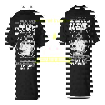 玉ねぎが好きな理由-素晴らしい玉ねぎ Tシャツ - Kawaiitshirt