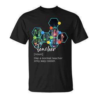 理科教師の定義面白い学校の男性と女性 Tシャツ - Kawaiitshirt