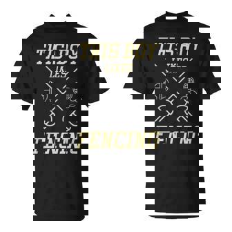 男の子はフェンシングが好き スポーツ 趣味 フェンシング Tシャツ - Kawaiitshirt