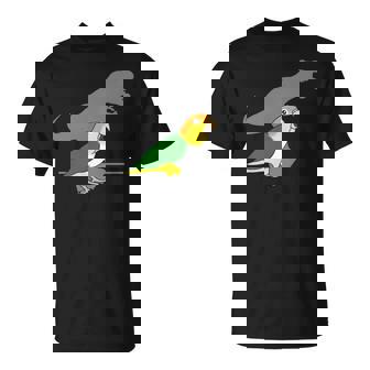 白腹 ケーク T-Rex 鳥ミーム 恐竜オウム 長袖tシャツ Tシャツ - Kawaiitshirt