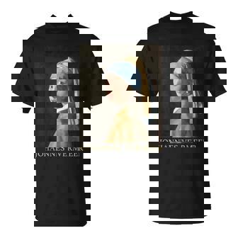 真珠の耳飾りの少女／フェルメール（記名）【世界の名画】Johannesermeer 美術館アート Tシャツ - Kawaiitshirt