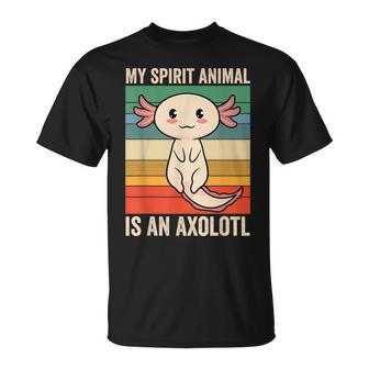 私のスピリットアニマルはウーパールーパーかわいいアホロートルキッズ Tシャツ - Kawaiitshirt