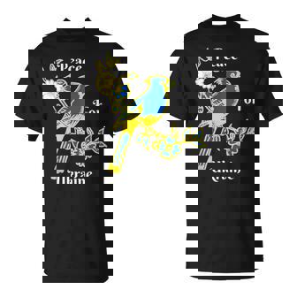 私はウクライナの旗と共に立つ ウクライナを支持する Tシャツ - Kawaiitshirt