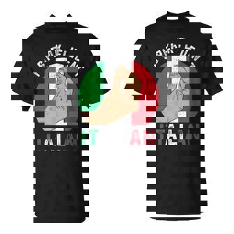 私は流暢なイタリア語を話します、イタリアの手のジェスチャー、私はイタリアが大好きです Tシャツ - Kawaiitshirt