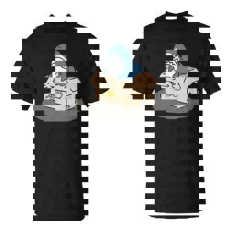 箱入りサメ 長袖tシャツ Tシャツ - Kawaiitshirt