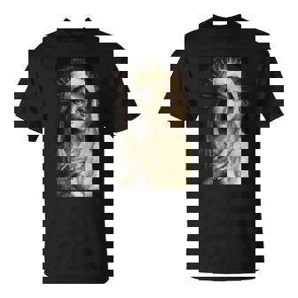 聖母マリア マリア カトリック絵画 長袖tシャツ Tシャツ - Kawaiitshirt