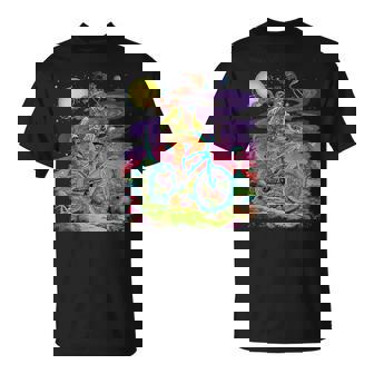 自転車デイホフマントリップ サイケデリックコミックスタイル ヒッピー Tシャツ - Kawaiitshirt