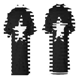 複数の色の白い星 長袖tシャツ Tシャツ - Kawaiitshirt