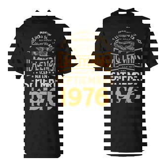 メンズ 誕生日プレゼント The Legends 1976年9月 Tシャツ - Kawaiitshirt