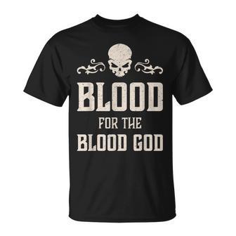 邪悪な頭蓋骨の血 血神 地獄の魔王 Tシャツ - Kawaiitshirt