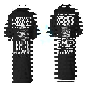 釣り好き おしゃれ アングラーのマストアイテム バス 釣り 長袖tシャツ Tシャツ - Kawaiitshirt