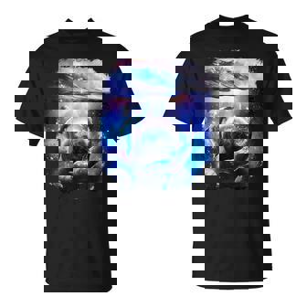 銀河 イルカ 宇宙 地球 海 Tシャツ - Kawaiitshirt