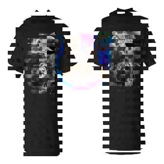 銀河系の面白いフェレット フェレット 長袖tシャツ Tシャツ - Kawaiitshirt