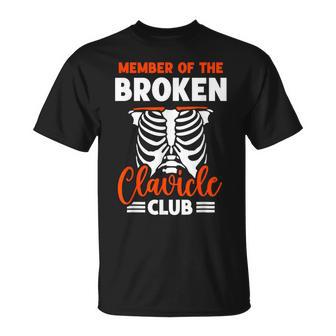 鎖骨骨折クラブのメンバー 手術 鎖骨 リカバリー サポート 鎖骨骨折 Tシャツ - Kawaiitshirt