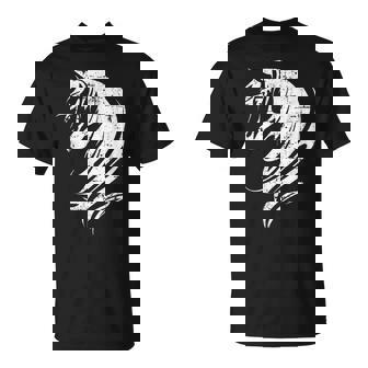 長い馬のたてがみを持つ美しい馬 Tシャツ - Kawaiitshirt