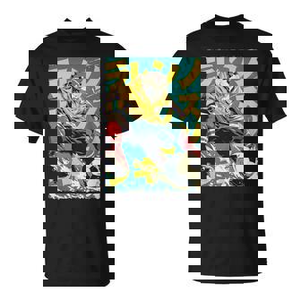 面白い 漫画 アニメ 日本美術 カワウソ サッカー 選手 キッズ 男性 長袖tシャツ Tシャツ - Kawaiitshirt