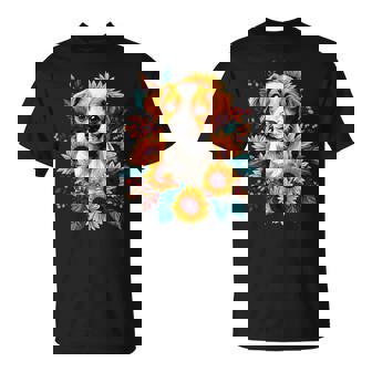 面白いtシャツ ジャックラッセルテリア ひまわり イヌ メンズ グッズ かわいい おもしろ 面白い 服 ネタ Tシャツ - Kawaiitshirt