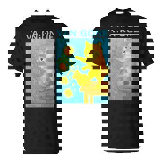 面白いtシャツ 柴犬 ゴッホ イヌ わんこ メンズ 犬好き グッズ かわいい おもしろ 面白い 服 ネタ 長袖tシャツ Tシャツ - Kawaiitshirt