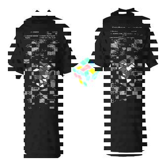 面白いオタク 特許パズルキューブ 数学教師 スピードキューバー オタク Tシャツ - Kawaiitshirt