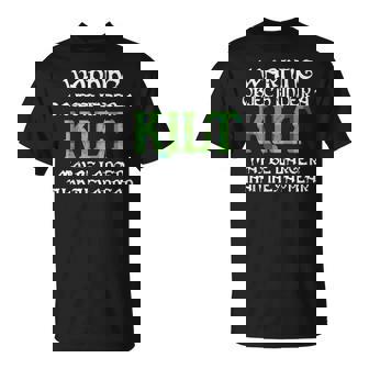 メンズ 面白いタータンスカート キルトの言葉 男性用 Tシャツ - Kawaiitshirt