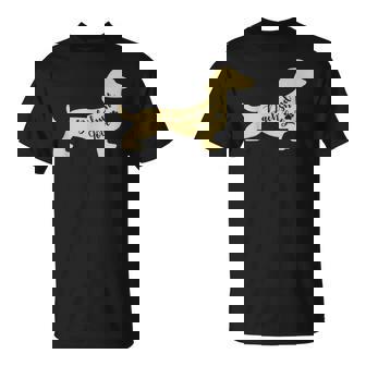 面白いダックスフント犬のデザイン ペット愛好家の足 Tシャツ - Kawaiitshirt