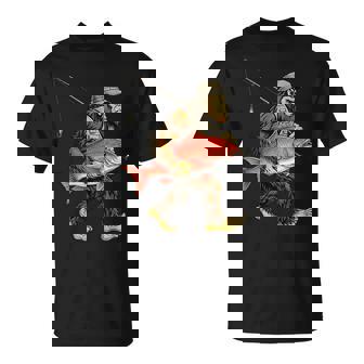 鯛 ビッグフット フィッシャーマン 海水釣り サスカッチ Tシャツ - Kawaiitshirt