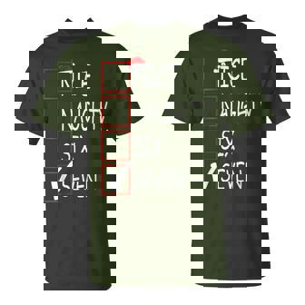 6-7 Meme Nice Naughty 67 Christmas Brain Rot T-Shirt - Thegiftio