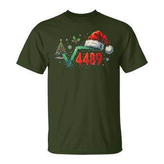 6 7 Six Seven Meme Square Root 4489 Math Teacher Christmas T-Shirt - Thegiftio