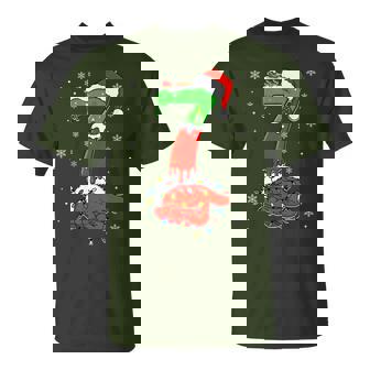 67 Christmas Couple Meme Six Seven Xmas Pajamas T-Shirt - Monsterry