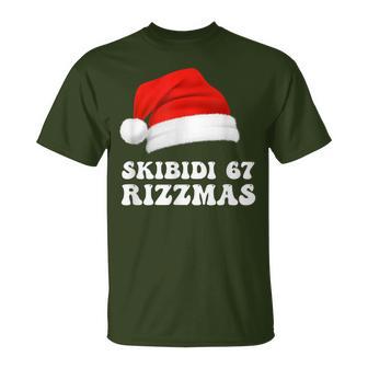 67 Christmas Rizz Skibidi Rizzmas Gen Z Slang Xmas 6 7 T-Shirt - Thegiftio UK