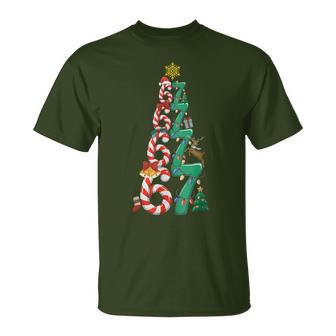 67 Christmas Tree Candy Cane Holiday Xmas Humor T-Shirt - Monsterry