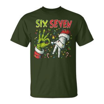 67 Meme Humor 6-7 Six Seven Christmas 67Th Birthday T-Shirt - Thegiftio UK