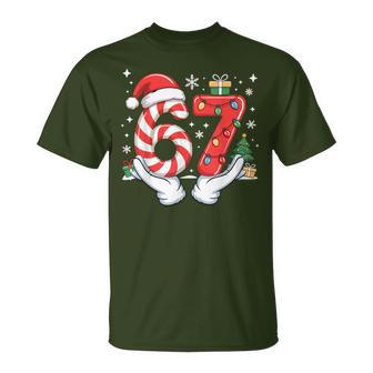 67 Meme Six Seven Family Christmas For Boys Girls T-Shirt - Thegiftio UK